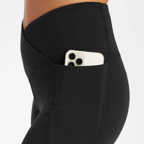 FABLETICS Oasis PureLuxe HW Crossover 7/8 Black Legging Size Small - Picture 4 of 6